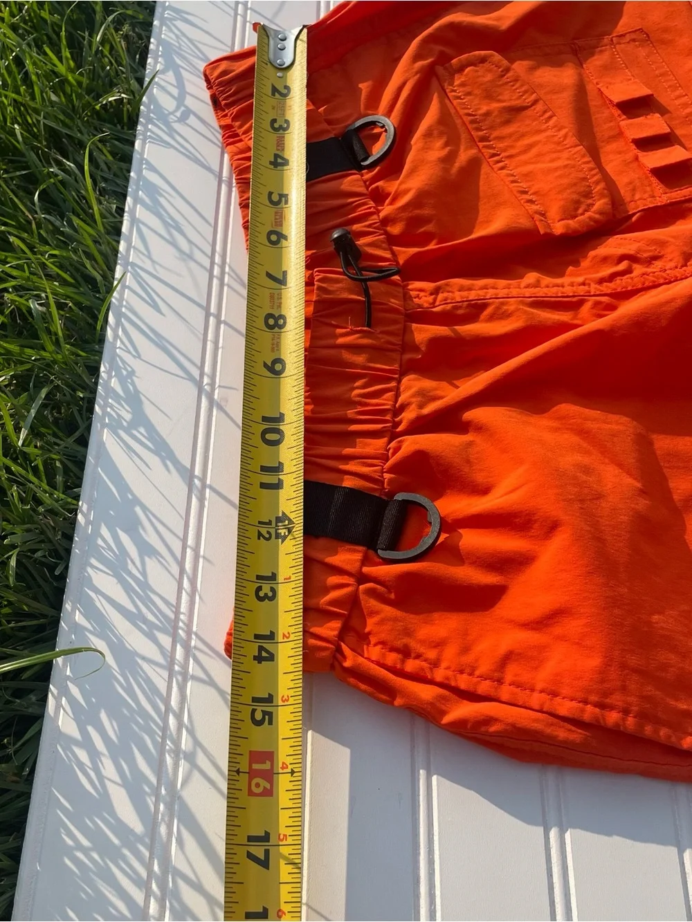 American Stitch Men’s XL Bright Orange Cargo Pants Utility Streetwear